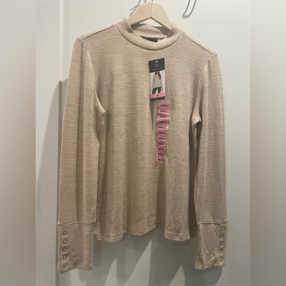 Rafaella Tan Long Sleeve Top